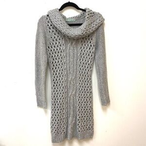 Maurices Grey cable knit long sweater